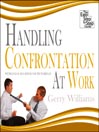 Handling Confrontation at Work